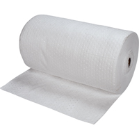 Rouleaux absorbants li&eacute;s de premi&egrave;re qualit&eacute;, Poids moyen, 150' lo x 30" la, Absorption 40 gal. Equipex