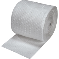 Feuilles absorbantes en fibres fines de premi&egrave;re qualit&eacute;, Poids moyen, 150' lo x 15" la, Absorption 20 gal. Equipex