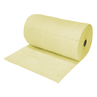 Premium Fine Fibre Sorbent Rolls, Heavyweight, 150' L x 15" W, 50 gal. Absorbancy Equipex