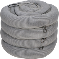 Barrage absorbant de premi&egrave;re qualit&eacute;, Universel, 10' lo x 5" la, Absorption 35 gal., 4 /pqt Equipex