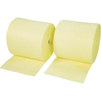Rouleaux absorbants li&eacute;s de premi&egrave;re qualit&eacute;, Lourd, 150' lo x 15" la, Absorption 25 gal. Equipex