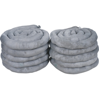 Sorbents Socks, Universal, 40 gal. Absorbancy, 3" W x 10' L, Pack of 10 Equipex