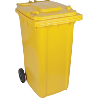 Yellow Mobile Container, Polyurethane, 63 Gallons/63 US gal. Equipex