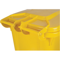 Yellow Mobile Container, Polyurethane, 63 Gallons/63 US gal. Equipex