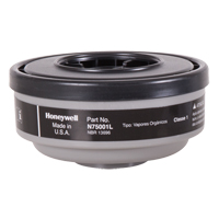 Cartouches pour respirateur s&eacute;rie N de North, Cartouche gaz/vapeur, Vapeur organique Equipex