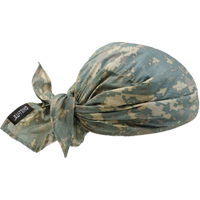 Bandeaux en triangle 6710CT de refroidissement en tissu de serviette Chill-Its, Vert Equipex