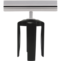 Support d'enseigne Tensabarrier avec adaptateur, Chrome Equipex