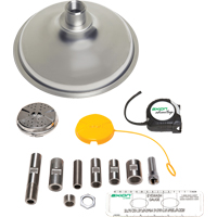 Axion Advantage&reg; Shower & Eye/Face Wash Upgrade Kit with Stainless Steel Eye/Face Wash Head & Showerhead Equipex