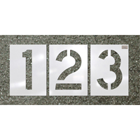 Pochoirs pour parc de stationnement, Pictogramme, 6" x 4" Equipex