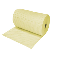 Rouleaux absorbants en fibres fines de calibre industriel, Lourd, 150' lo x 30" la, Absorption 70 gal. Equipex