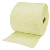 Industrial-Grade Fine Fibre Sorbent Rolls, Heavyweight, 150' L x 15" W, 35 Gal. Absorbancy Equipex