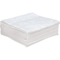 Feuilles absorbantes antistatiques de premi&egrave;re qualit&eacute;, Huile seulement, 30" x 30", 55 gal. d'absorption Equipex