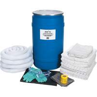 Premium Spill Kit, Oil Only, Drum, 30 US gal. Absorbancy Equipex