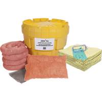 Spill Kit, Hazmat, Overpack/Salvage Drum, 20 US gal. Absorbancy Equipex