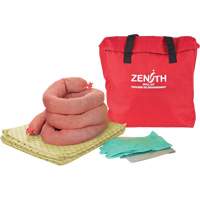 Spill Kit, Hazmat, Bag, 5 US gal. Absorbancy Equipex