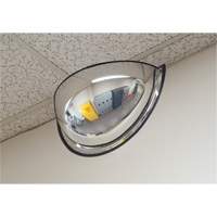 Miroir en d&ocirc;me 180°, Demi-d&ocirc;me, Dessus ouvert, Diam&egrave;tre 20" Equipex