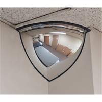 Miroir en d&ocirc;me 90°, Quart de d&ocirc;me, Dessus ouvert, Diam&egrave;tre 20" Equipex