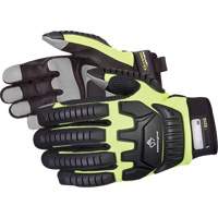 Clutch Gear&reg; Impact-Resistant Mechanic's Gloves, PVC Palm, Size Small Equipex