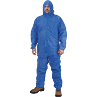 Combinaisons &agrave; capuchon, Moyen, Bleu, SMS Equipex
