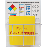 Panneaux de style panier pour mati&egrave;res dangereuses, Français, Compris reliures Equipex