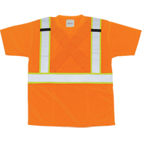 CSA Compliant T-Shirt, Polyester, Large, Orange Equipex