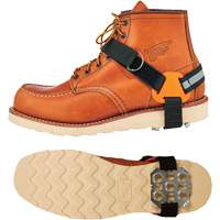 Trex 6315 Strap-On Heel Ice Cleats, Steel, Plate Traction, Large/Medium Equipex