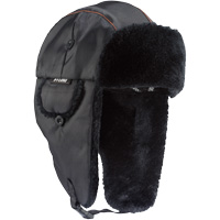 N-Ferno&reg; 6802 Classic Trapper Hat, Synthetic Fur Lining, Medium/Small, Black Equipex