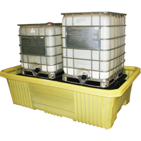 Double IBC 4000i Without Drain, 750 US gal. Spill Capacity, 113" x 71" x 32" Equipex