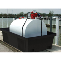 Poly-Tank&reg; Containment Unit 550 Without Drain, 113" L x 71" W x 32" H, 750 US gal. Capacity Equipex