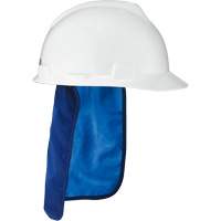 Tampon et voile pour le cou refroidissants pour casque de s&eacute;curit&eacute; Chill-Its 6717CT, Bleu Equipex
