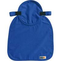 Tampon et voile pour le cou refroidissants et ignifug&eacute;s pour casque de s&eacute;curit&eacute; Chill-Its 6717FR, Bleu Equipex