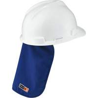 Tampon et voile pour le cou refroidissants et ignifug&eacute;s pour casque de s&eacute;curit&eacute; Chill-Its 6717FR, Bleu Equipex