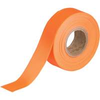 Ruban pour signalisation, 1,188" la x 150' lo, Orange fluorescent Equipex