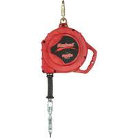 Cordage de s&eacute;curit&eacute; autor&eacute;tractable Rebel, 50', Acier inoxydable, Pivotant Equipex