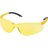 Z2400 Series Safety Glasses, Amber Lens, Anti-Scratch, ANSI Z87+/Meets/Exceeds CSA Z94.3 Equipex