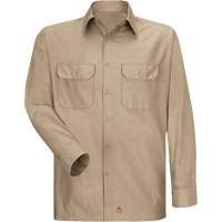 Long Sleeve Ripstop Shirt, Men's, 3X-Large, Khaki Equipex