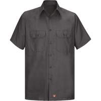 Short Sleeve Ripstop Shirt, Men's, 3X-Large, Charcoal Equipex