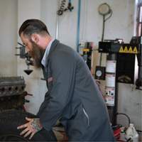 Shop Coats, Cotton/Polyester, Size 38, Charcoal Equipex