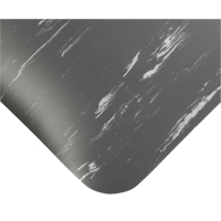 Tapis antimicrobiens Tile-Top Select no 494, Lisse, 4' x 10' x 7/8", Charbon, PVC Equipex