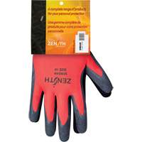 Gants enduits de latex de caoutchouc naturel, 10, R&ecirc;vetement Latex de caoutchouc, Calibre 13, Enveloppe en Polyester Equipex