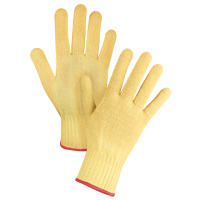 Gants tricot&eacute;s sans couture, Taille Petit/7, Calibre 7, Enveloppe en Kevlar, ASTM ANSI niveau A2/EN 388 niveau 3 Equipex