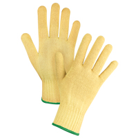 Gants tricot&eacute;s sans couture, Taille Moyen/8, Calibre 7, Enveloppe en Kevlar, ASTM ANSI niveau A2/EN 388 niveau 3 Equipex