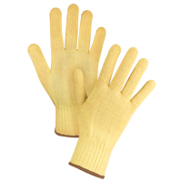 Gants tricot&eacute;s sans couture, Taille Grand/9, Calibre 7, Enveloppe en Kevlar, ASTM ANSI niveau A2/EN 388 niveau 3 Equipex