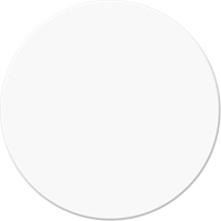 Armor Stripe Lean/5S Markers, Circle, 6" L x 6" W, White, Plastic Equipex