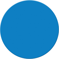 Armor Stripe Lean/5S Markers, Circle, 6" L x 6" W, Blue, Plastic Equipex