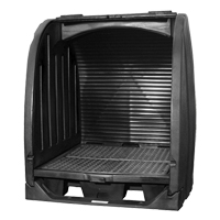 Spill Containment Sheds Without Drain, 65" L x 58" W x 69" H, 2000 lbs. Load Capacity Equipex