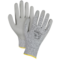 Gants &eacute;lastiques sans coutures r&eacute;sistants &agrave; la coupe, Taille Grand/9, Calibre 13, Rev&ecirc;tement Mousse de nitrile, Enveloppe en PEHP, ANSI/ISEA 105 niveau 2/EN 388 niveau 3 Equipex
