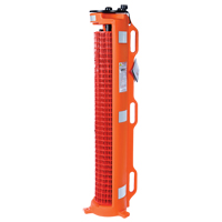 Barri&egrave;re avec roues , 50' lo, Plastique, Orange Equipex