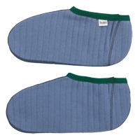 Chaussons pour bottes en caoutchouc, Hommes, T-Grand, Bleu/Vert, Coton/Molleton Equipex
