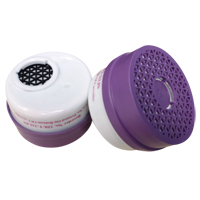 Cartouche pour respirateur, Combinaison cartouche et filtre contre les particules pour gaz/vapeurs, Gaz acide/Gaz de chlore/Filtre P100 Equipex